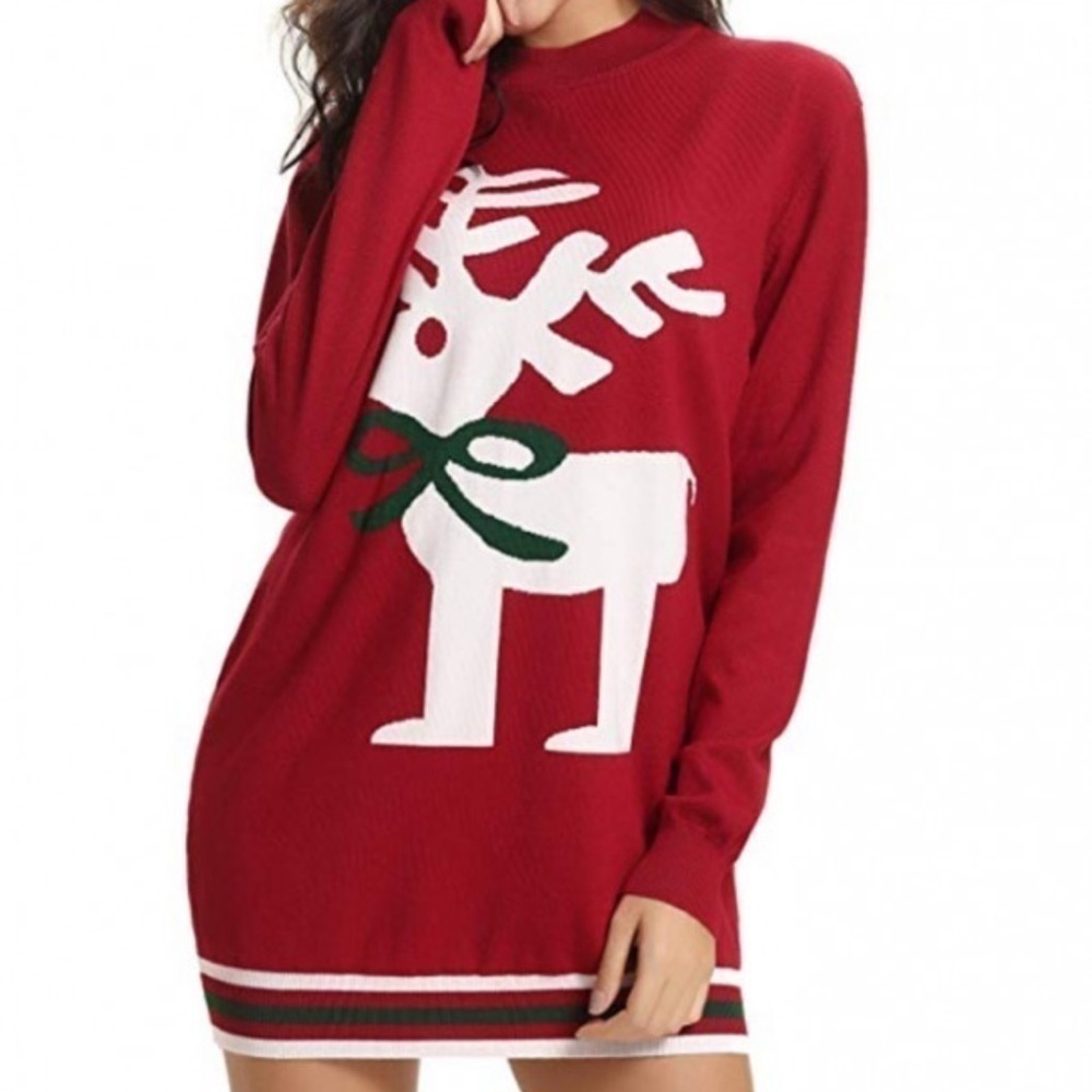 Aibrou  dress sweater